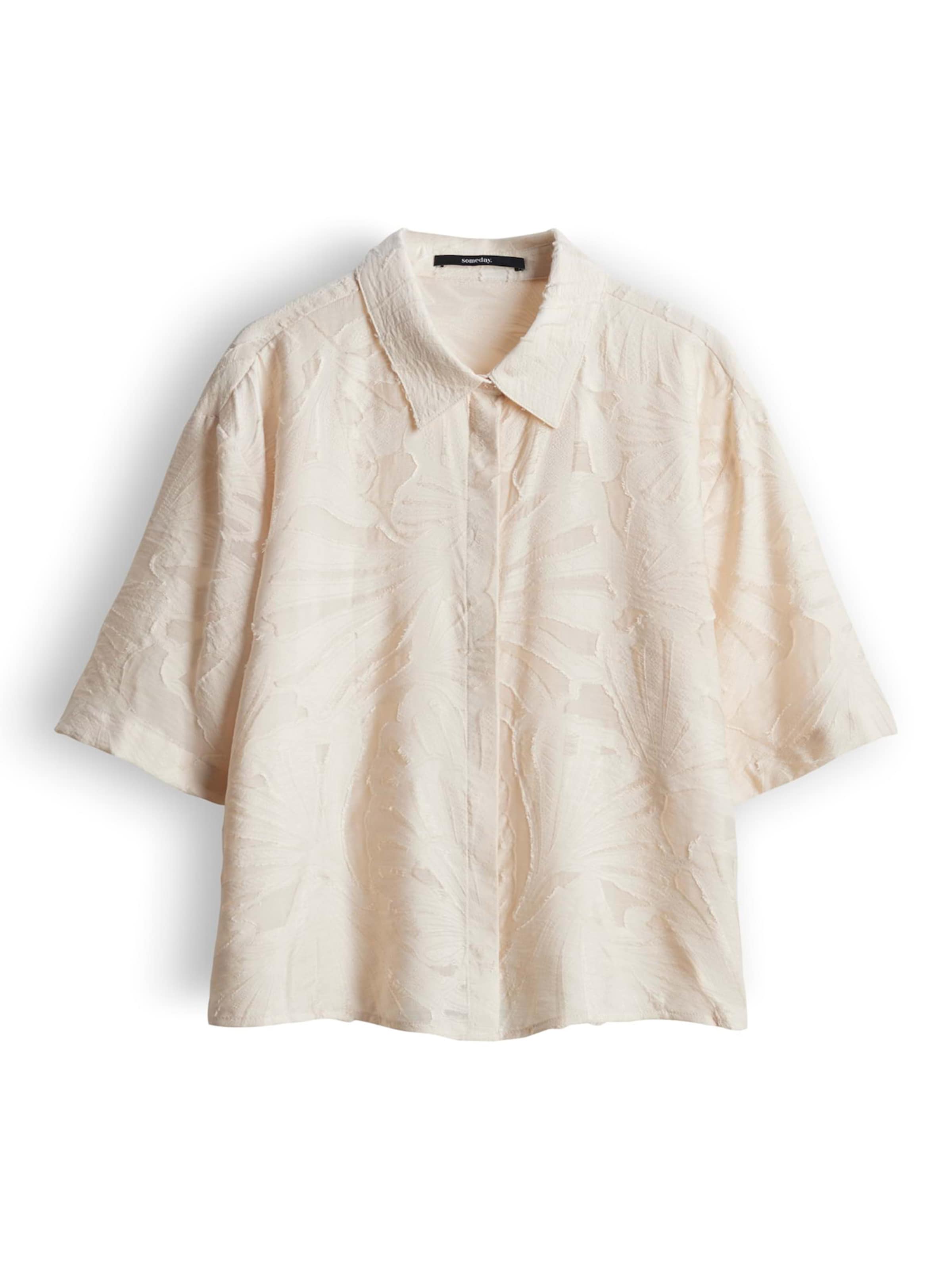 Someday Blouse 'Zlowera' in Beige: front