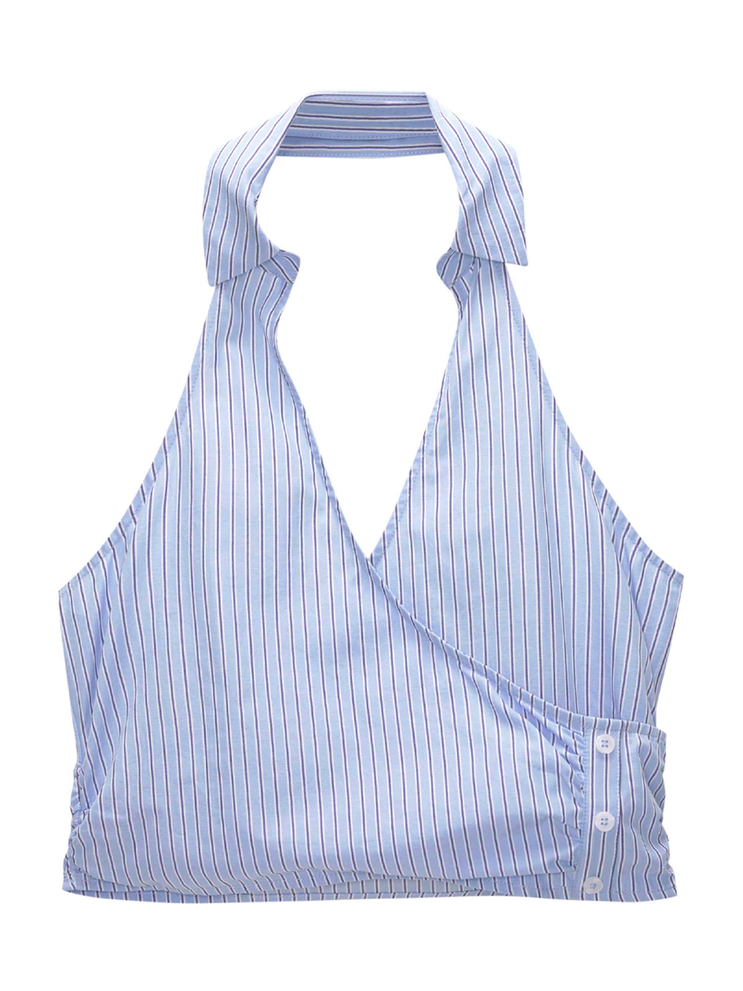 Pull&Bear Top in Blauw: voorkant