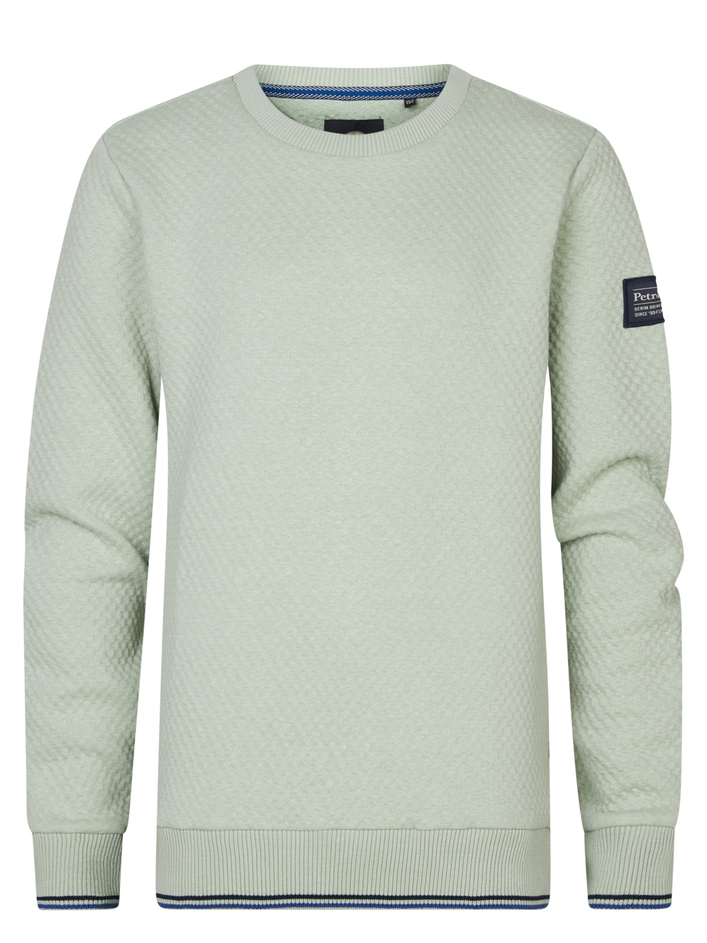 Petrol Industries Sweatshirt in Green: front
