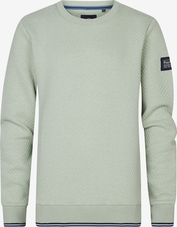 Petrol Industries Sweatshirt in Green: front