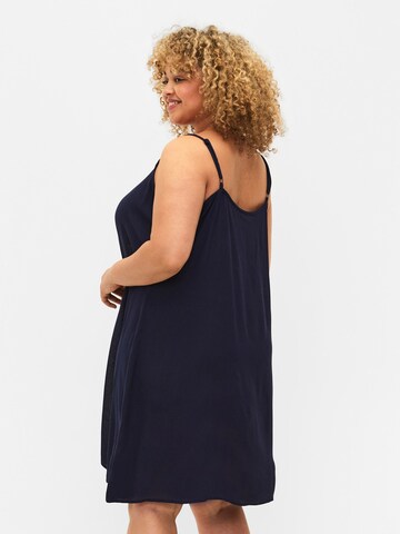 Zizzi Sommerkleid 'Erose' in Blau