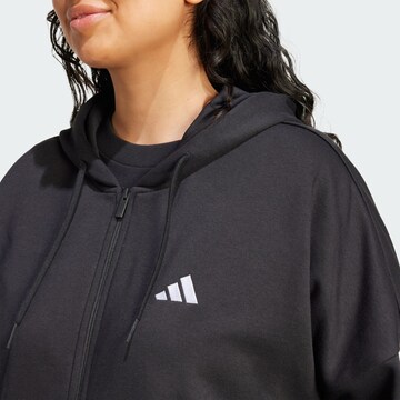 ADIDAS SPORTSWEAR Sports sweat jacket 'Essentials' in Black