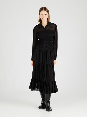 Abito camicia di MICHAEL Michael Kors in nero: frontale