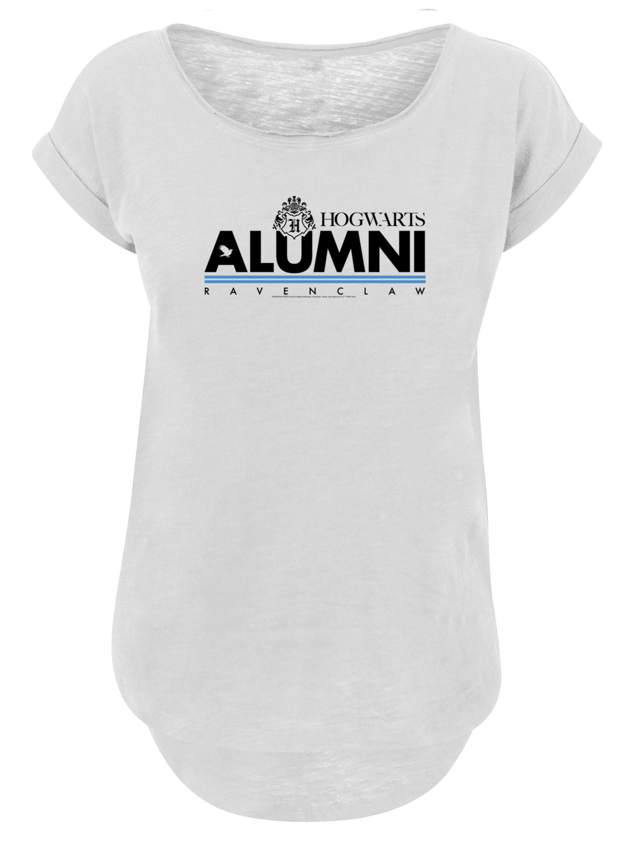 F4NT4STIC T-shirt en bleu / noir / blanc chiné, Vue avec produit