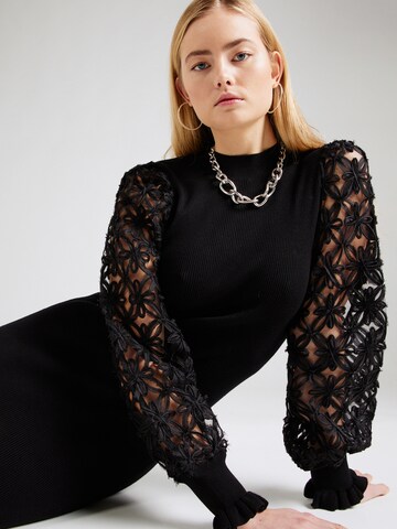 Y.A.S Knit dress 'YASFRILLME' in Black