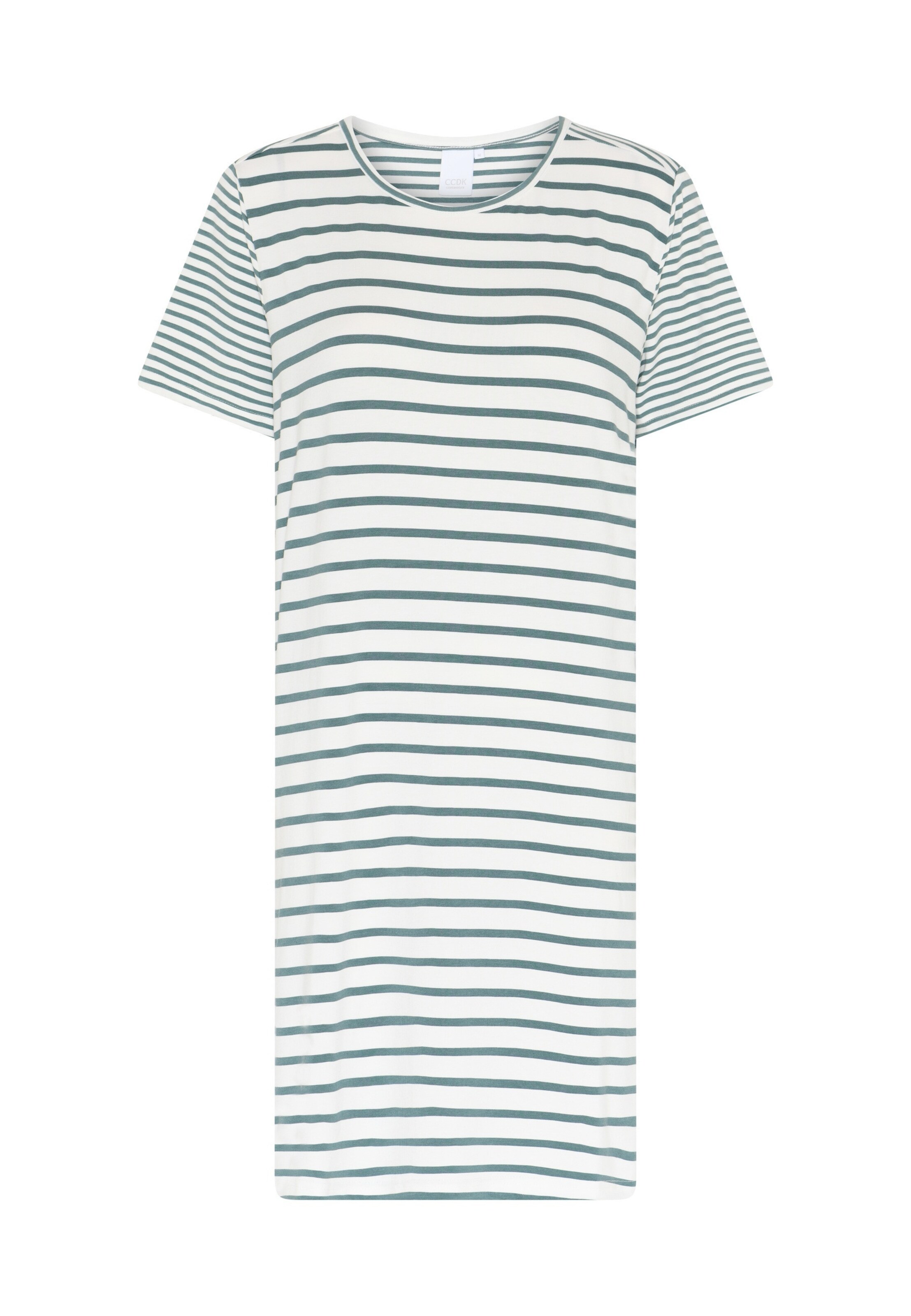 CC DK - Camiseta de noche 'Bea' en verde: frente