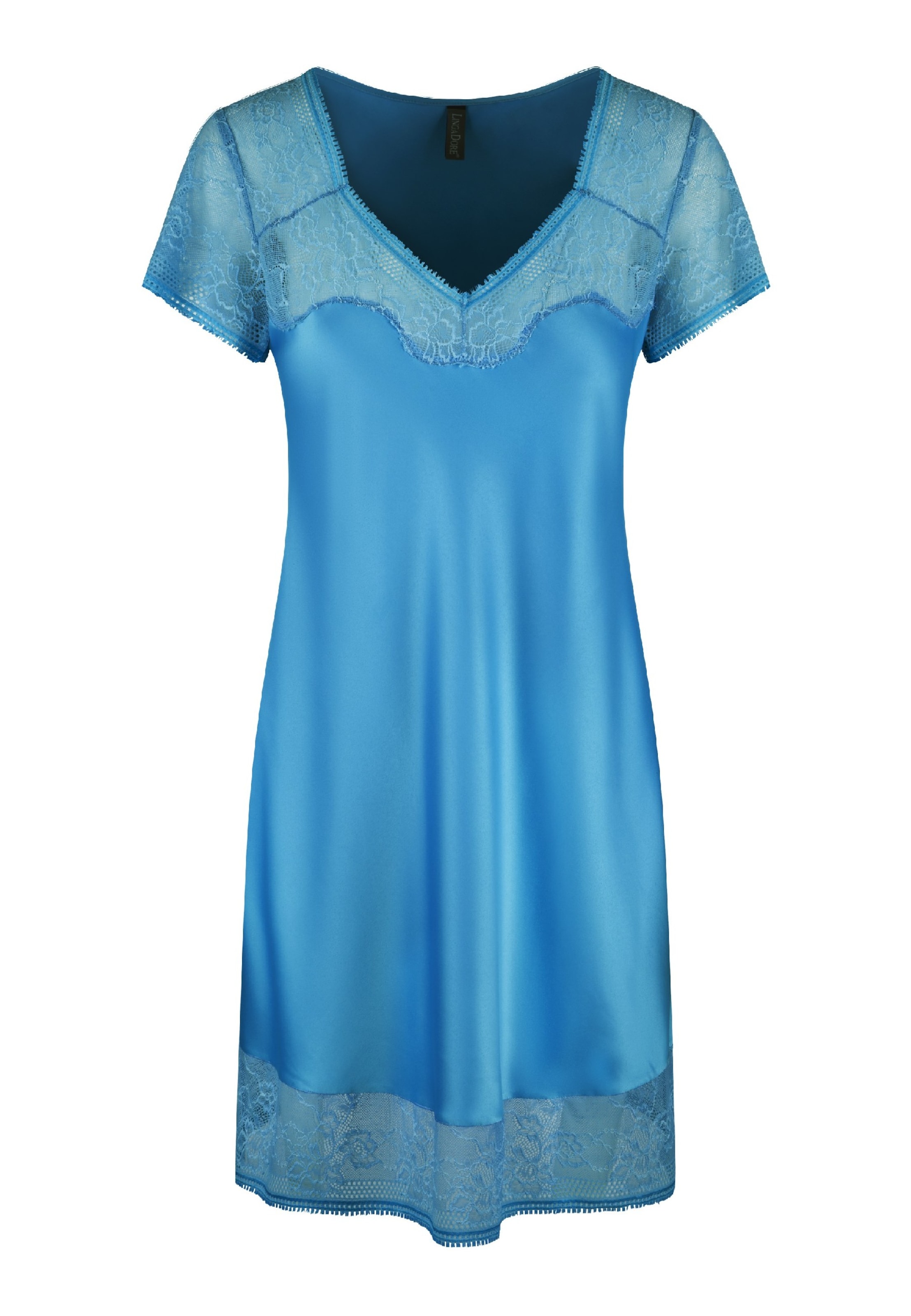 LingaDore Negligee in Blue: front