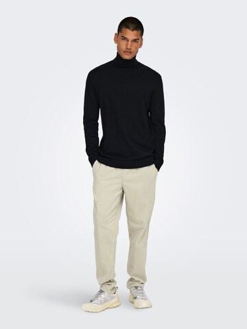 Tapered Pantaloni di Only & Sons in beige