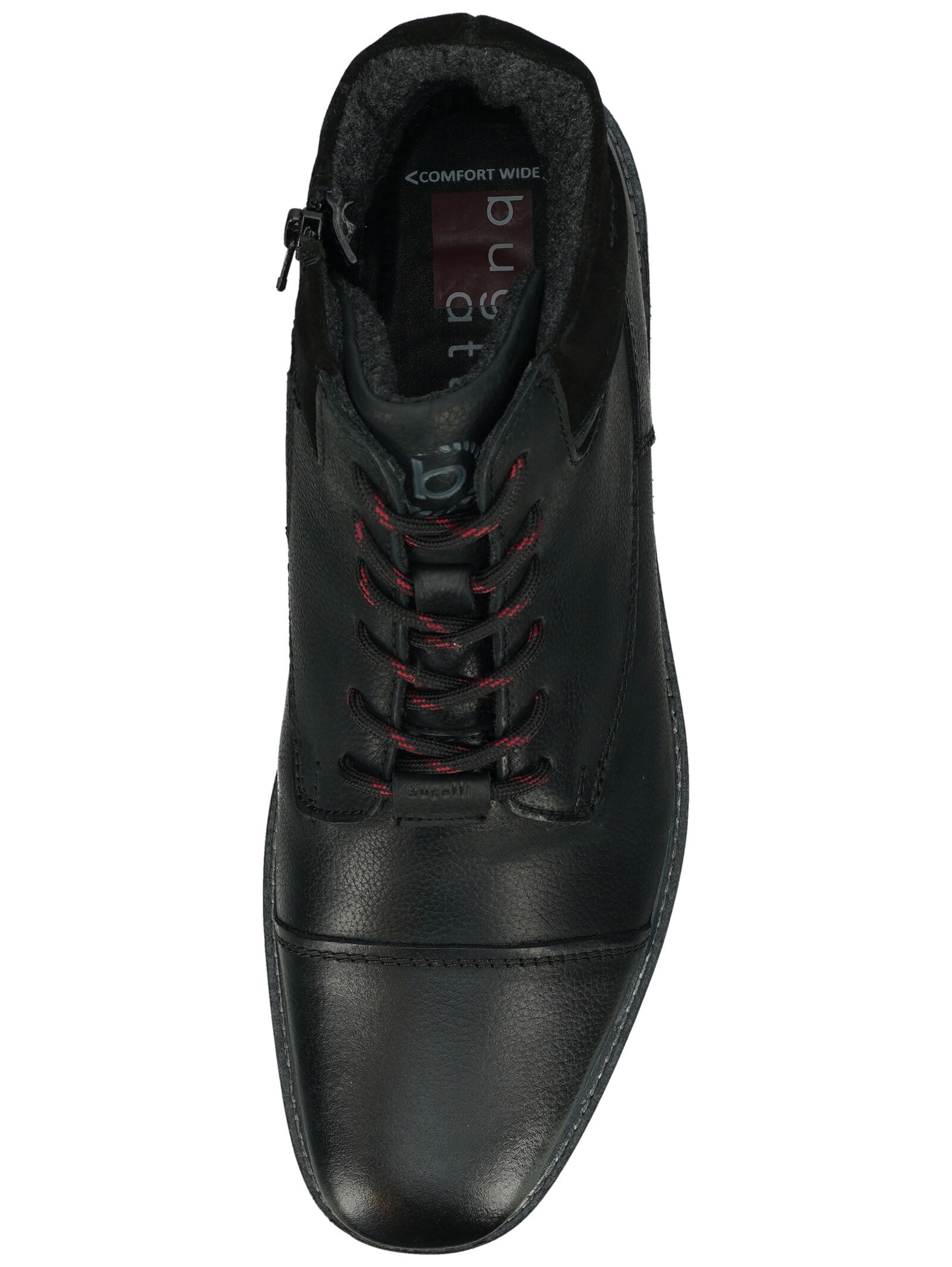 bugatti Schnürstiefel in Schwarz