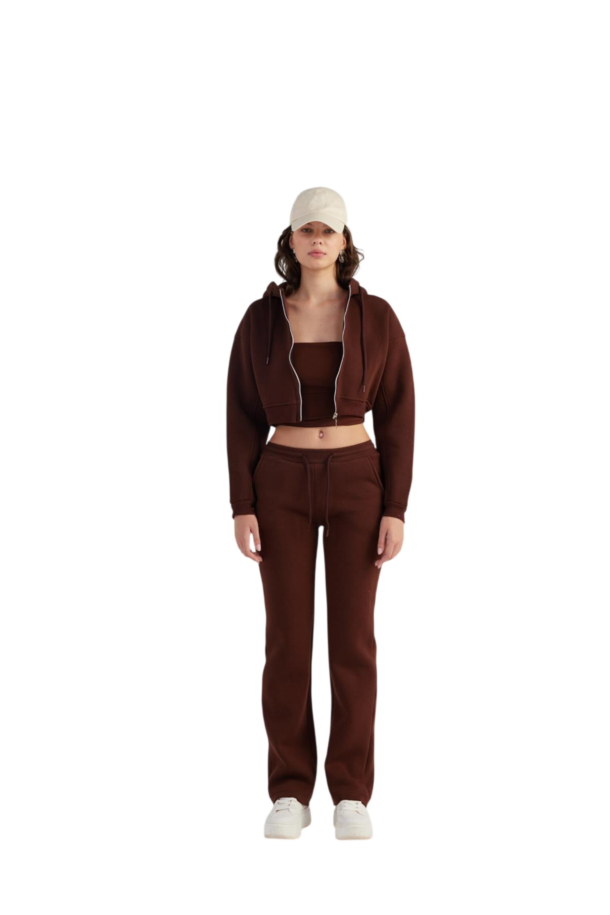 HOLLY LOLLY Regular Pants in Brown