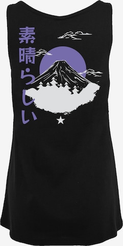 F4NT4STIC Top 'Mount Fuji' in Black