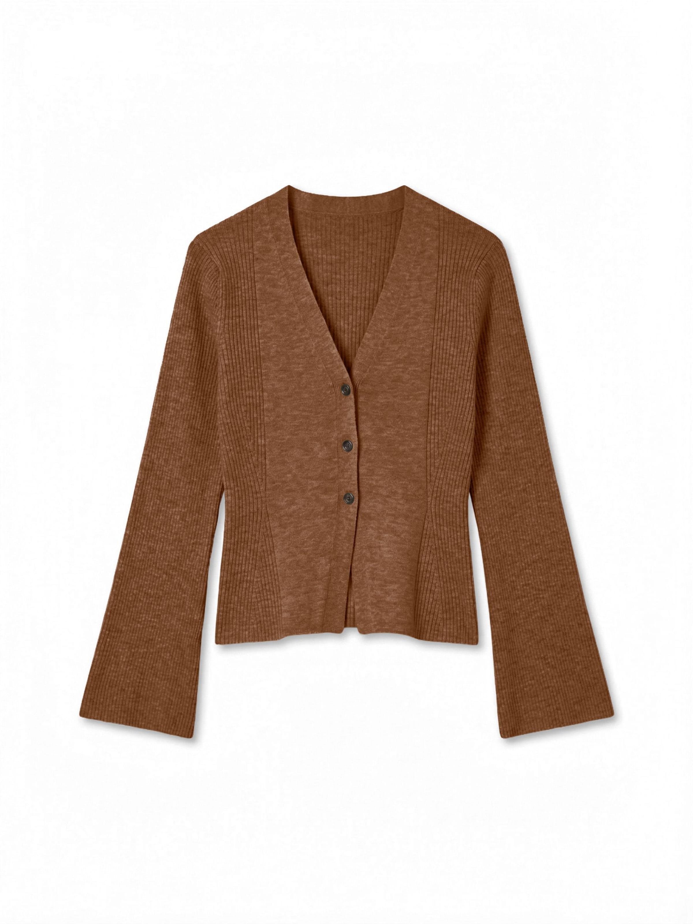 VERO MODA Cardigan 'VMMarla' en XS en umbra, Vue avec produit