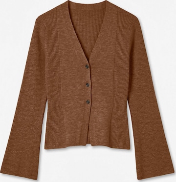 Cardigan 'VMMarla' VERO MODA en marron : devant