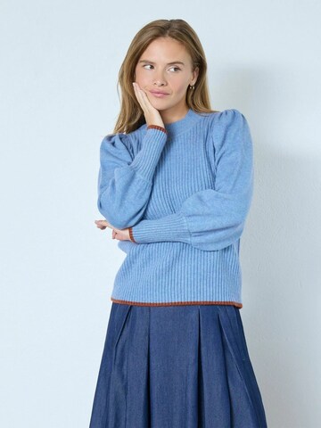 Pull-over 'Row' co'couture en bleu