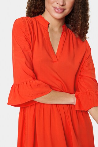 SAINT TROPEZ Kleid 'EdaSZ' in Rot