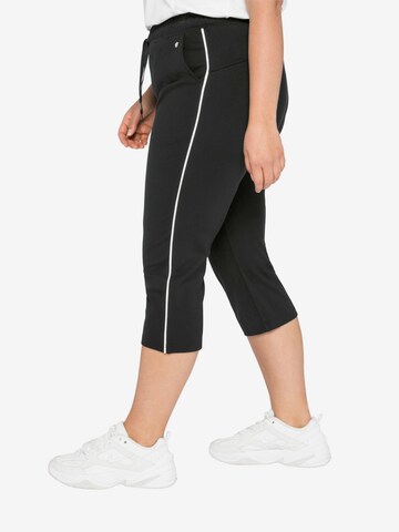 SHEEGO Regular Workout Pants in Black