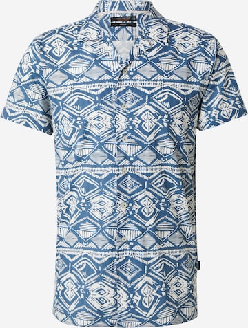 INDICODE JEANS Regular fit Overhemd 'Mowgli' in Blauw: voorkant