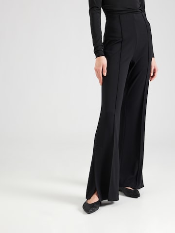 DAY BIRGER ET MIKKELSEN Wide leg Broek 'Wagner' in Zwart: voorkant