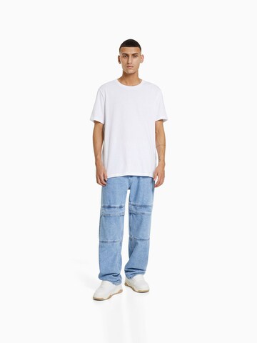 Bershka Loose fit Jeans in Blue