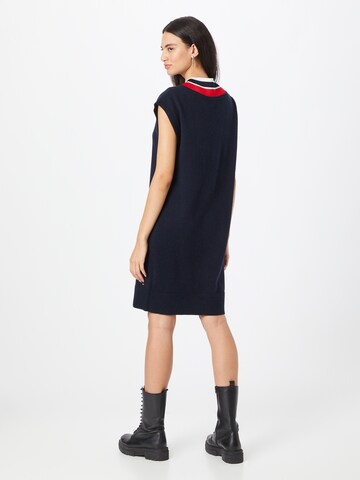 TOMMY HILFIGER - Vestido de punto en azul