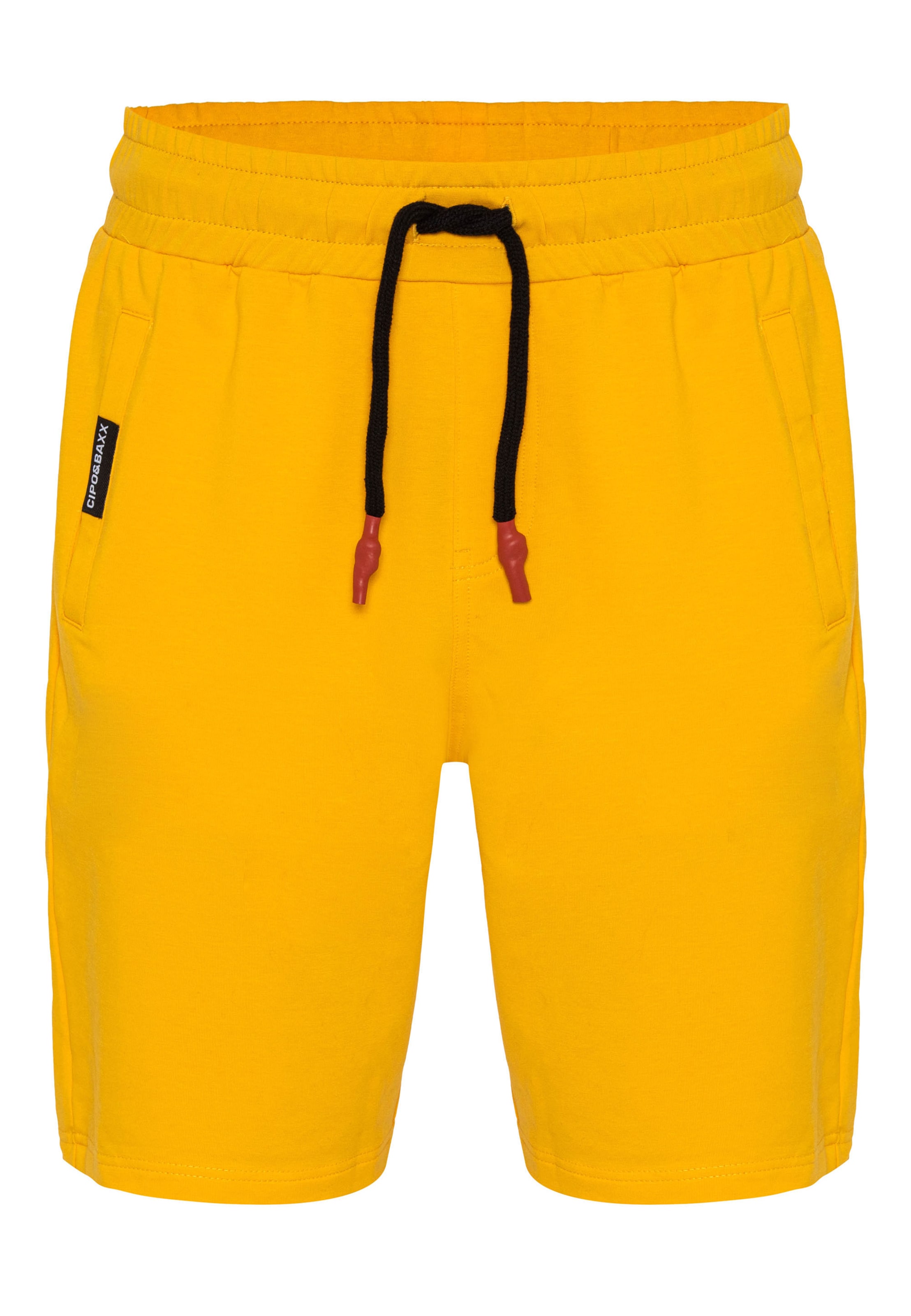 CIPO & BAXX Broek in Geel: voorkant