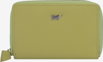 Braun Büffel Wallet 'Joy ' in Green: front