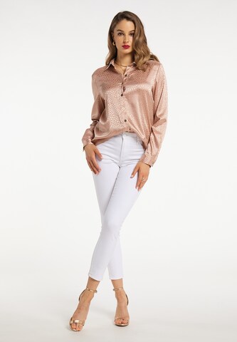 faina Blouse in Beige