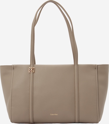 Shopper di Calvin Klein in marrone: frontale