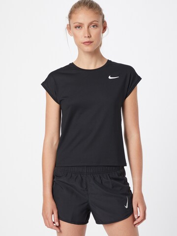 NIKE - Camiseta funcional 'Victory' en negro: frente