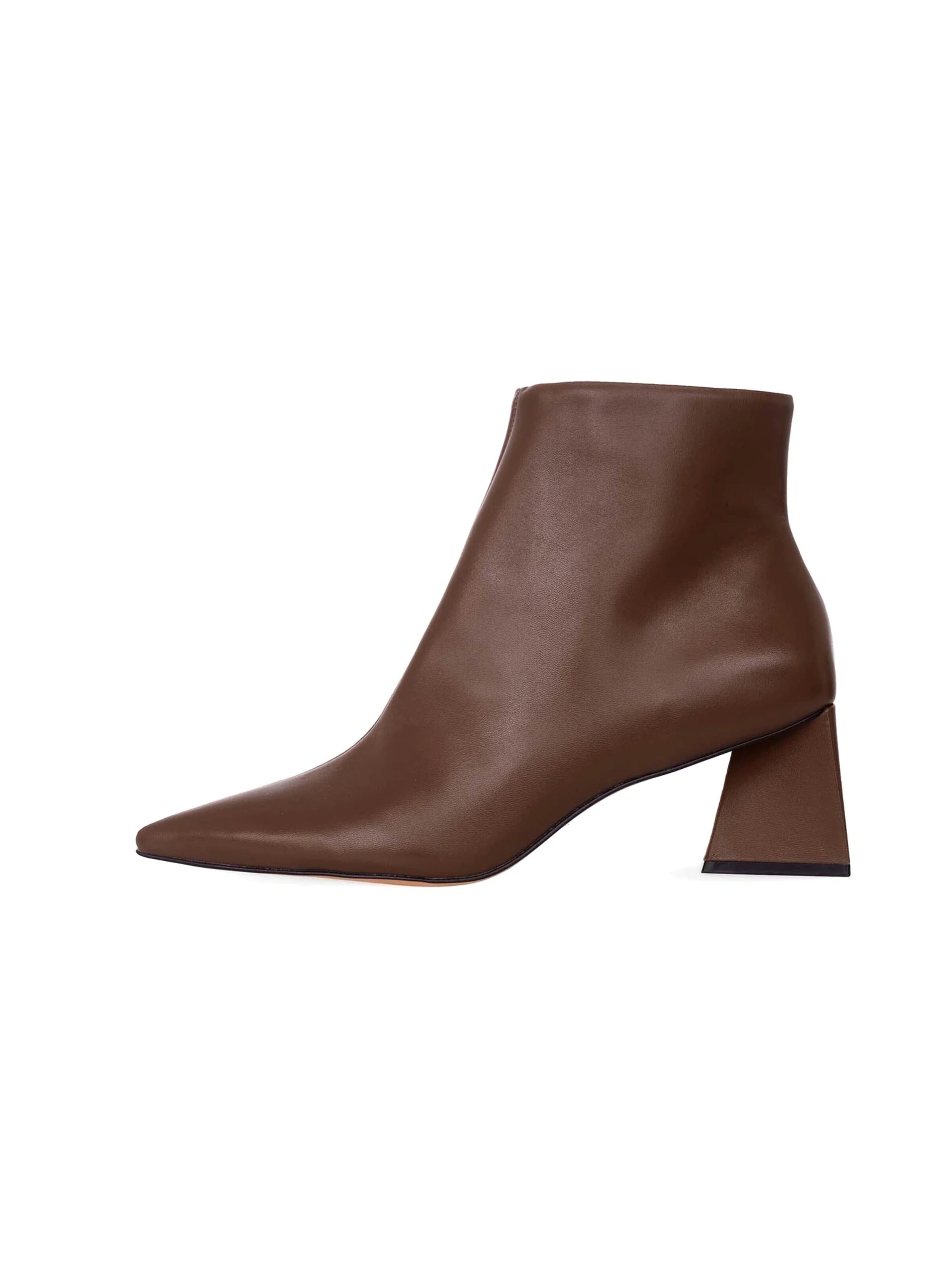 Mangara Atelier - Botas de tobillo 'Mabea' en marrón: frente