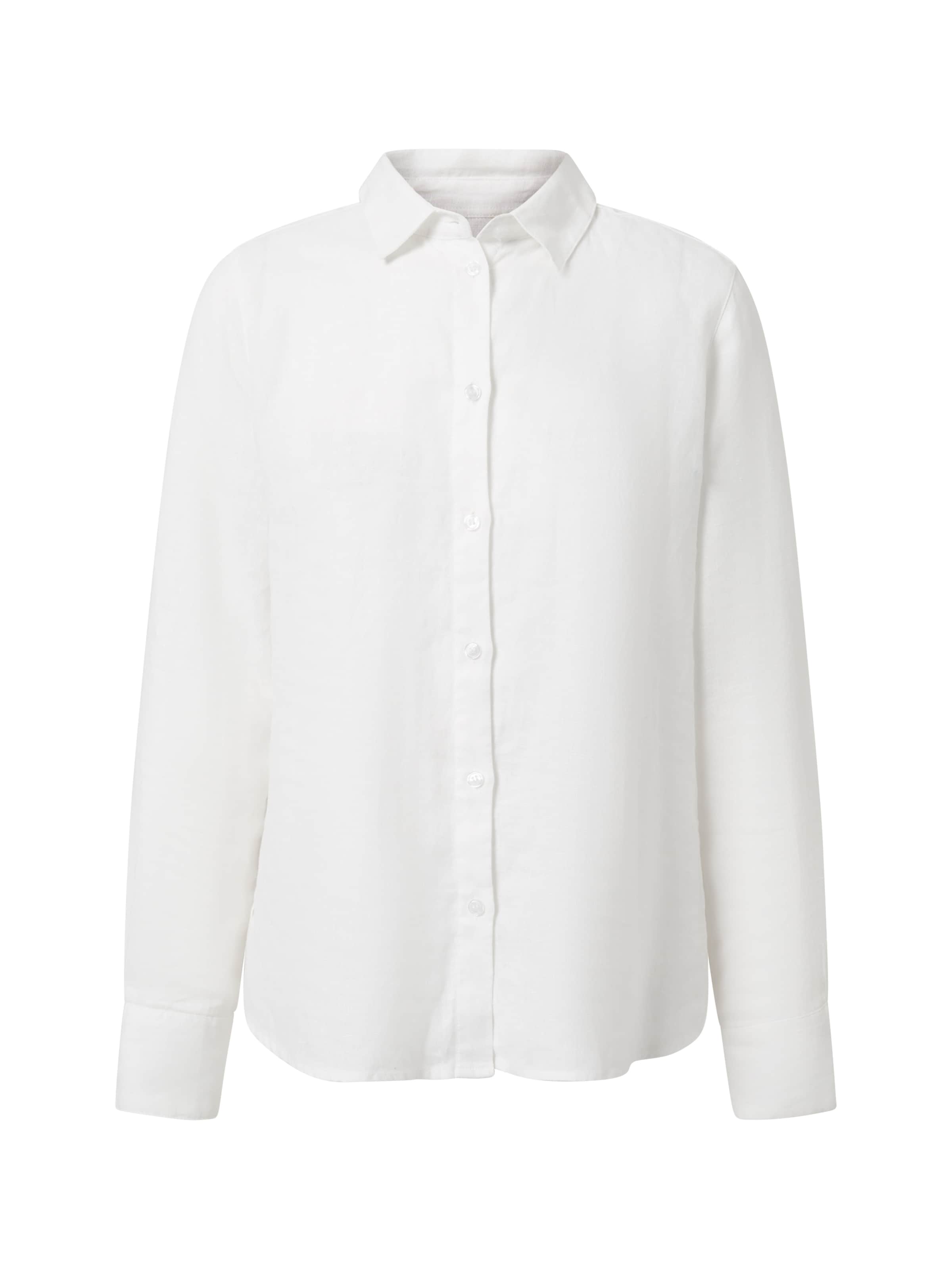 CASH-MERE.CH Bluse i hvid: forside