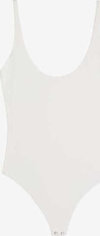 Bershka T-shirtbody i beige: framsida