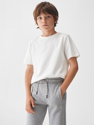 MANGO KIDS Tapered Pants 'FRANCIA 5' in Grey: front