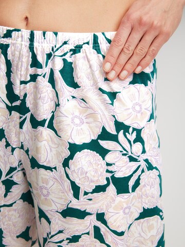 CALIDA Short Pajama Set 'Botanic Dreams' in Green