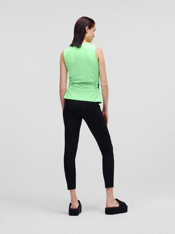 Top de la Karl Lagerfeld pe verde