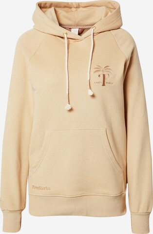 Femi Stories Sweatshirt 'KARO' in Beige: voorkant