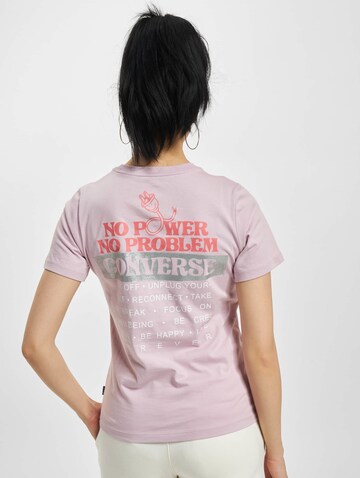 Maglietta 'No Problem' di CONVERSE in lilla