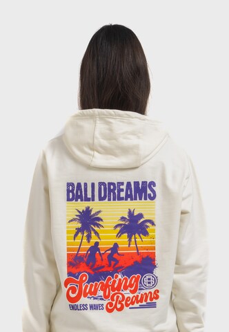 Oldskull Sweatshirt 'Wrldvibe Bali Beam' in White