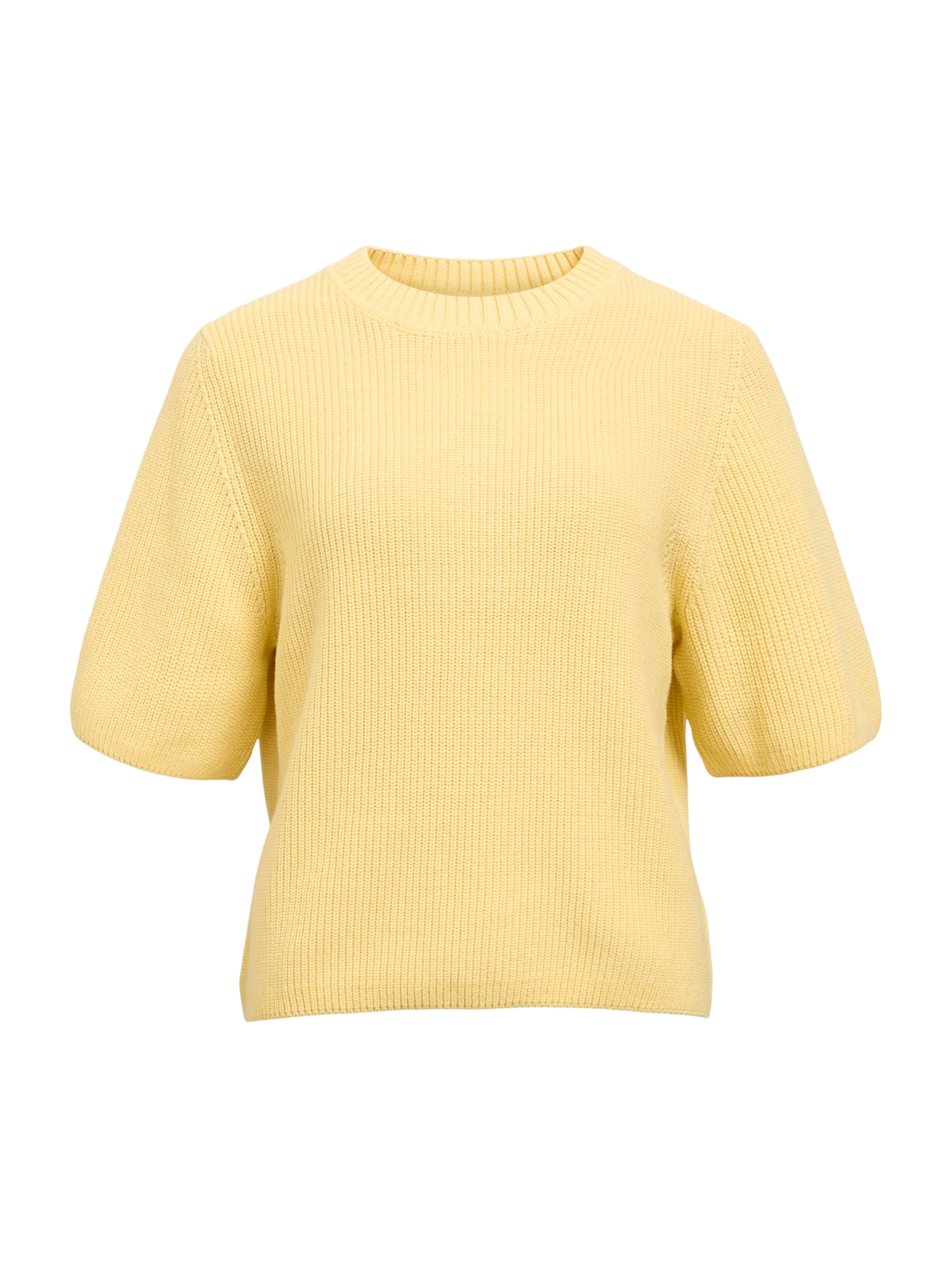 OBJECT Πουλόβερ 'OBJFlo' σε κίτρινο: μπροστά