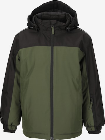ZigZag Winter Jacket in Green: front