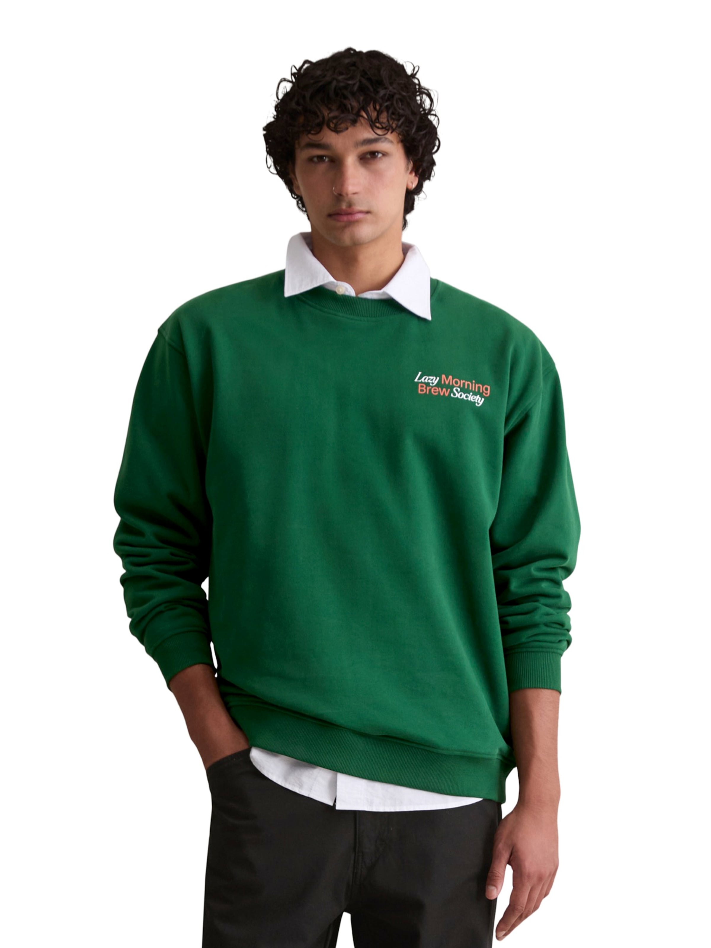 Marc O'Polo DENIMSweater majica - zelena boja