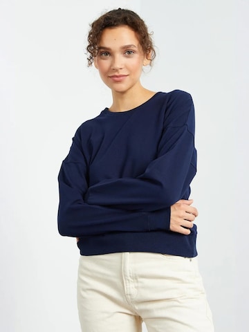 Tommy Life Sweatshirt in Blauw: voorkant