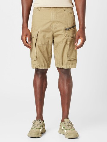 G-Star RAW Regular Cargobroek in Beige: voorkant