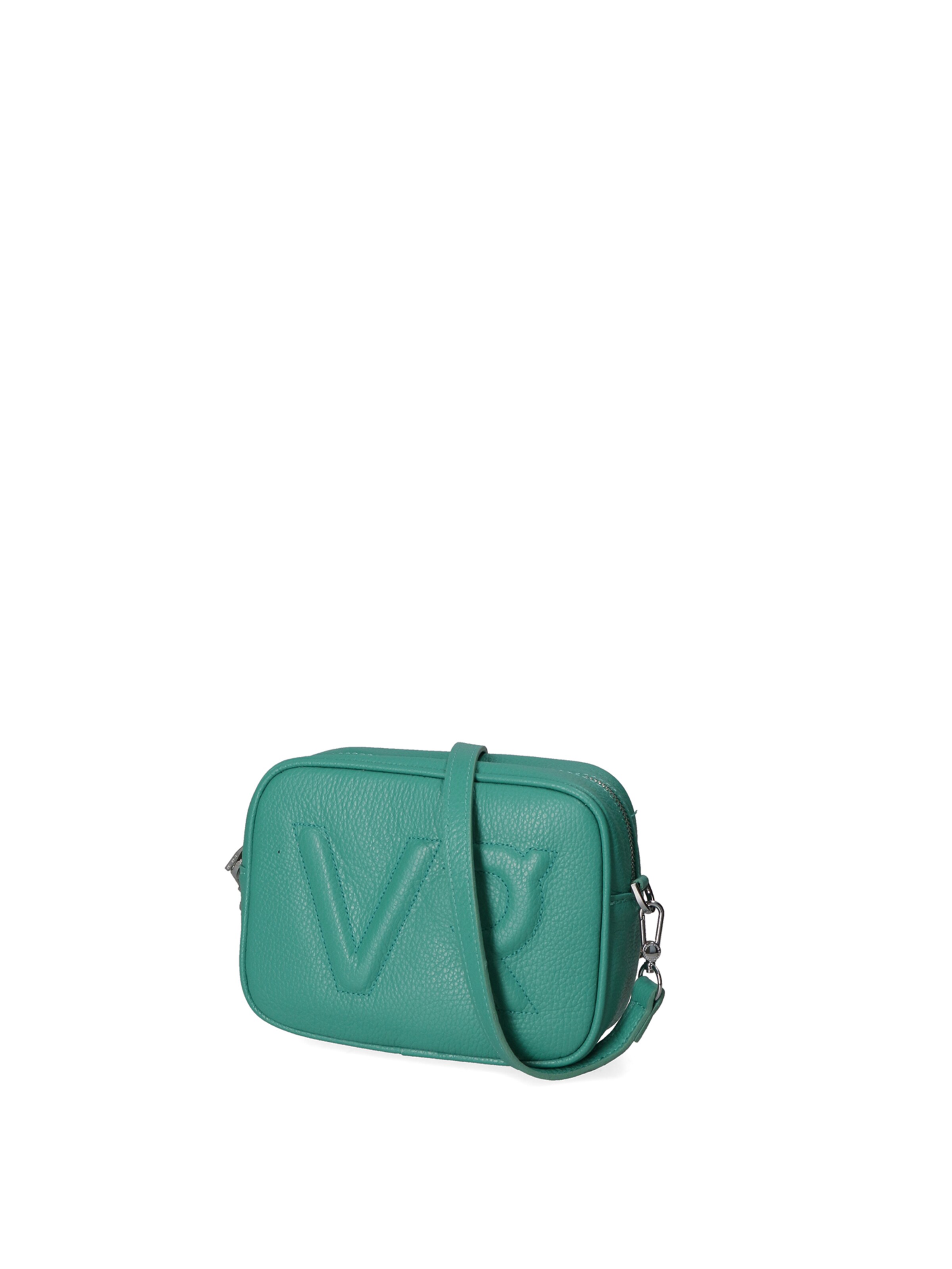 Borsa a tracolla 'Borsa a Tracolla Donna Pelle Virginia Rhinè Zip' di Virginia Rhinè in blu