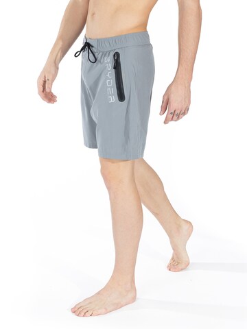 Spyder Athletic Swim Trunks in Grey