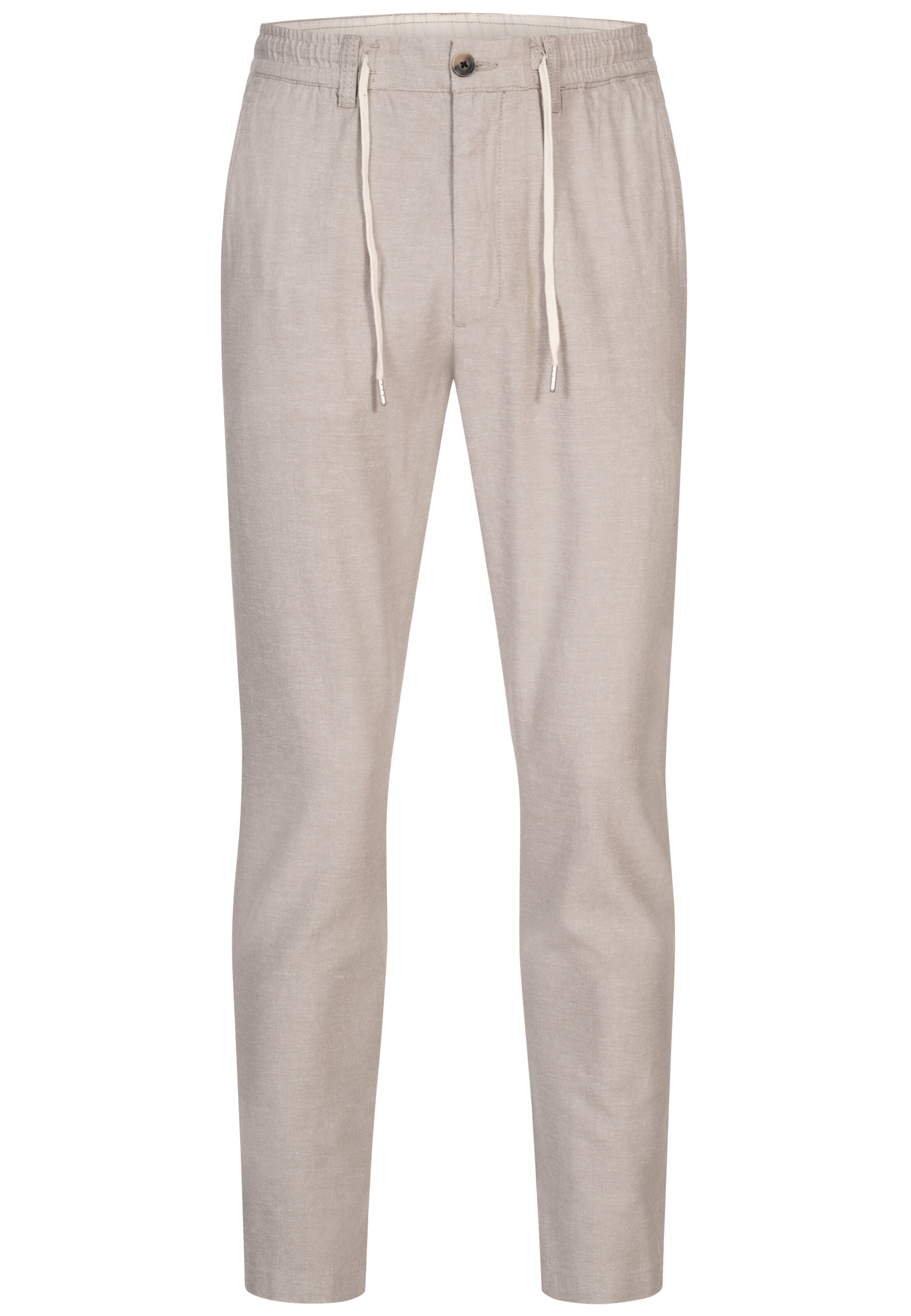 Pantalon 'Albert' Kronstadt en marron : devant