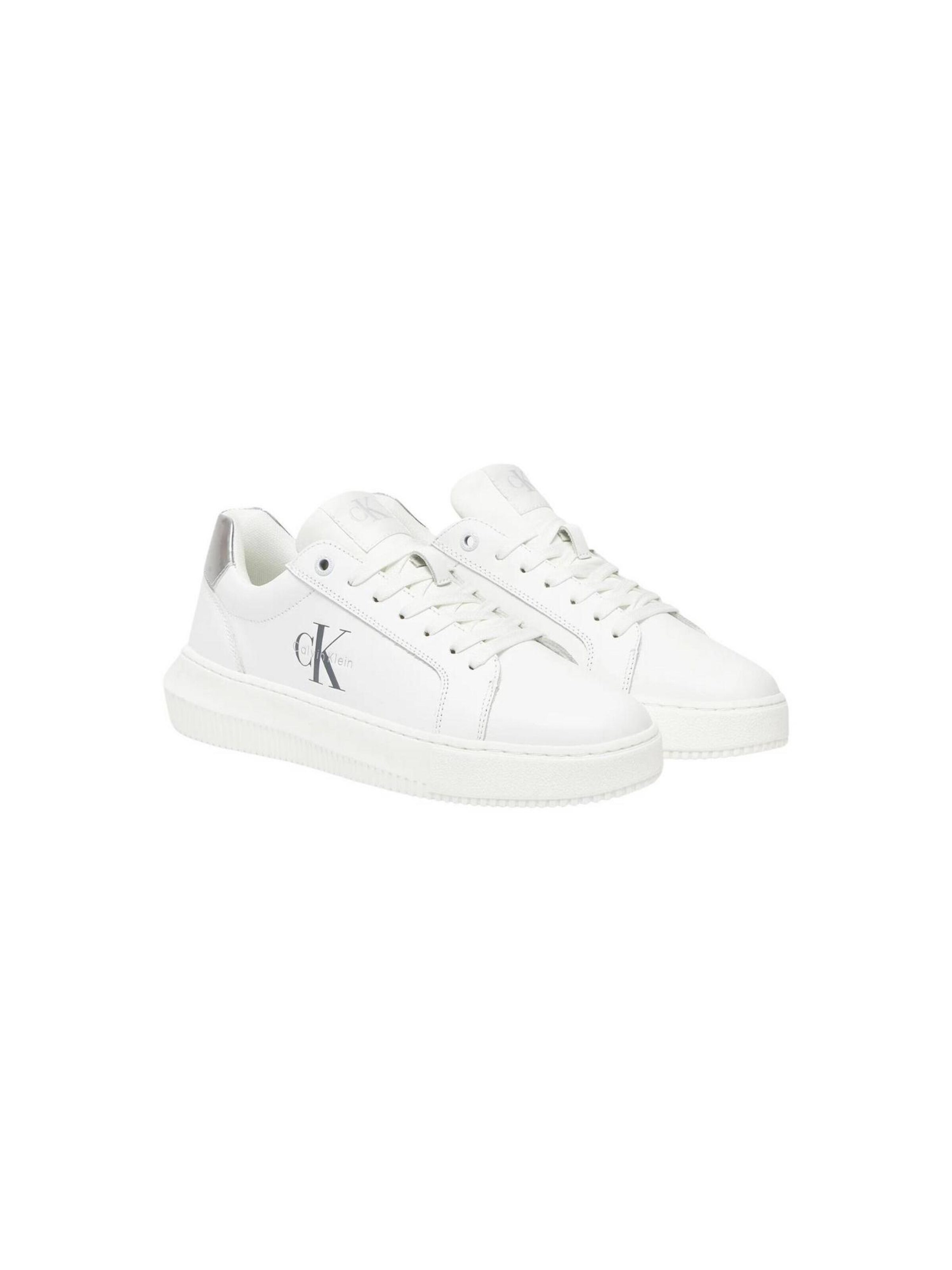 Calvin Klein Jeans Låg sneaker 'YW0YW01876' i vit