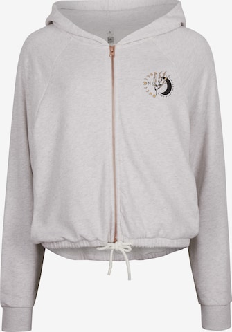 O'NEILL Zip-Up Hoodie 'Sunrise' in Grey: front