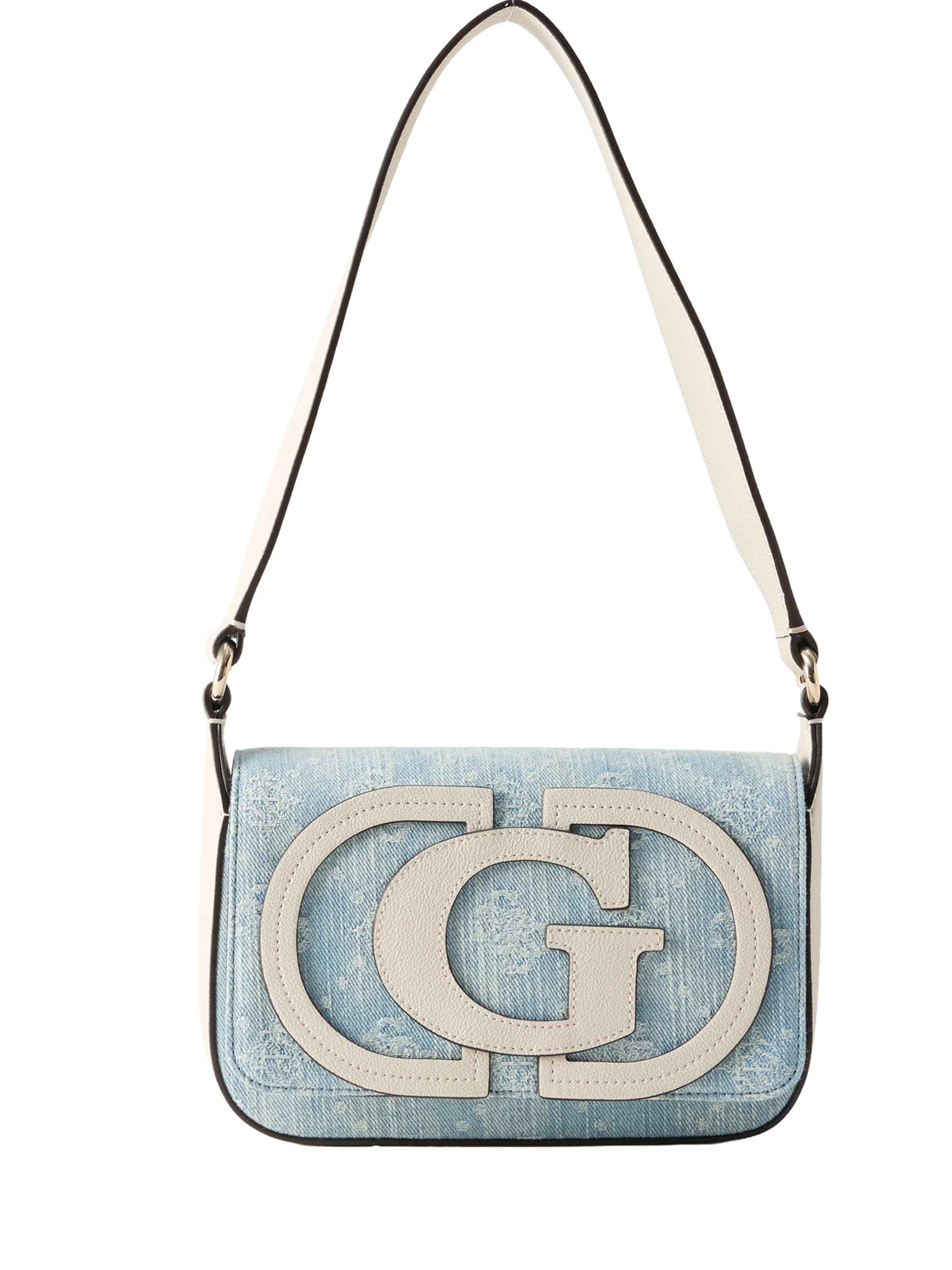 GUESS Schultertasche 'Ruby' in Blau: Vorderseite