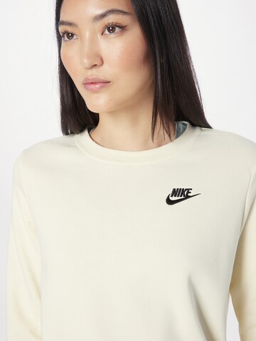 smėlio Nike Sportswear Megztinis be užsegimo 'Club Fleece'